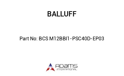 BCS M12BBI1-PSC40D-EP03									