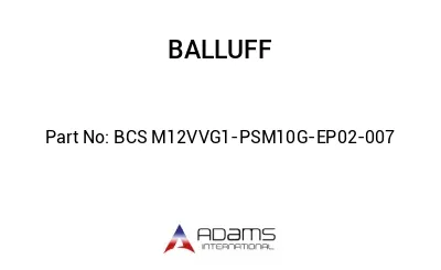 BCS M12VVG1-PSM10G-EP02-007									