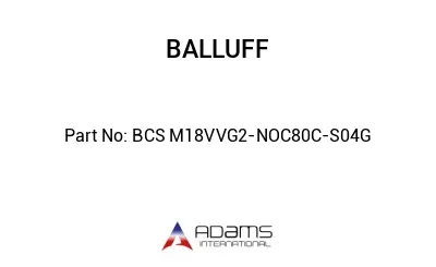 BCS M18VVG2-NOC80C-S04G									
