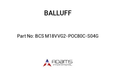 BCS M18VVG2-POC80C-S04G									