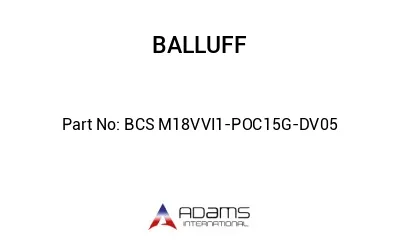 BCS M18VVI1-POC15G-DV05									