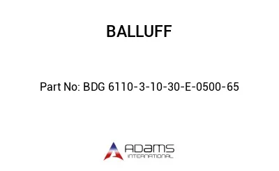 BDG 6110-3-10-30-E-0500-65									