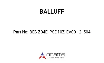 BES Z04E-PSD10Z-EV00	2-504								