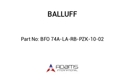 BFO 74A-LA-RB-PZK-10-02									
