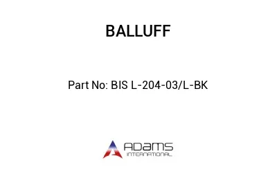 BIS L-204-03/L-BK									