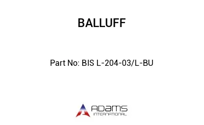 BIS L-204-03/L-BU									