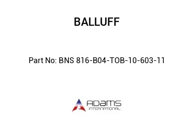 BNS 816-B04-TOB-10-603-11									