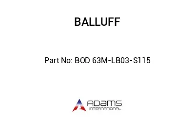 BOD 63M-LB03-S115									
