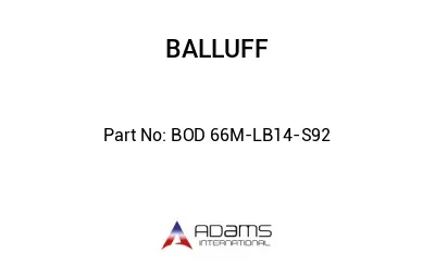 BOD 66M-LB14-S92									