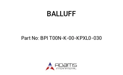 BPI T00N-K-00-KPXL0-030									